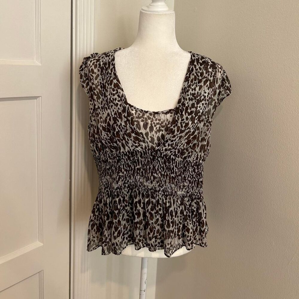 Ann Taylor Women's Silk Printed Blouse